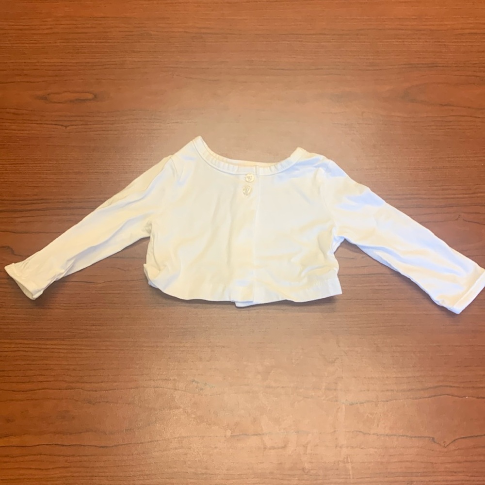 Carter’s white cardigan